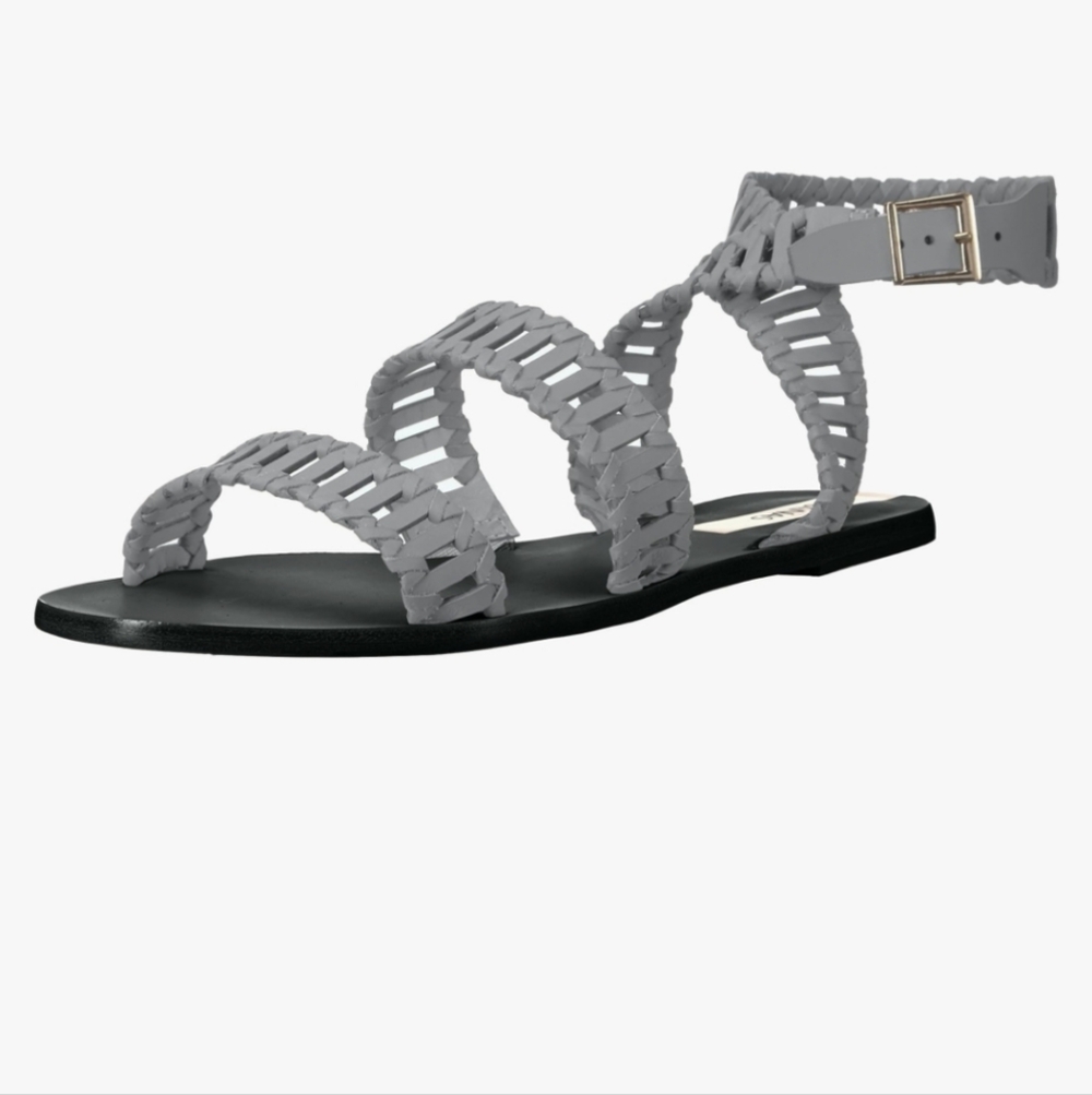 KAANAS Jijoca Ladder Strap Leather Gladiator Flat Sandals Size 11M‎